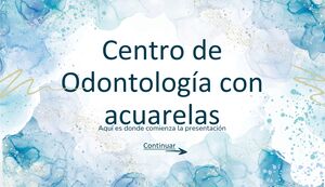 Clinica dentara acuarela