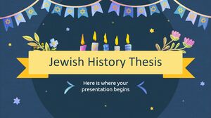 Jewish History Thesis