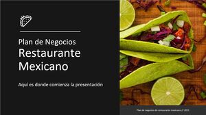 Plano de negócios para restaurantes mexicanos