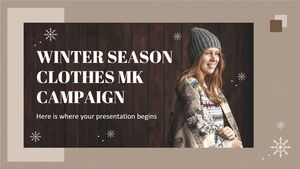 Campagna MK per i vestiti della stagione invernale