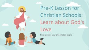 キリスト教学校向けの就学前レッスン: 神の愛について学ぶ