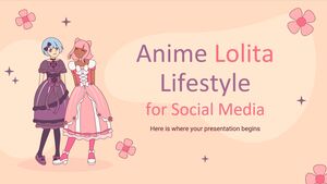 Estilo de vida anime lolita para redes sociales