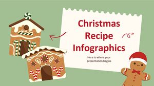 Infografía de recetas navideñas