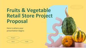 Projektvorschlag für ein Obst- und Gemüse-Einzelhandelsgeschäft