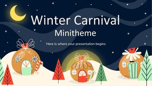 Minitema carnavalului de iarnă