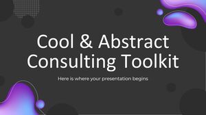 Kit de herramientas de consultoría atractivo y abstracto
