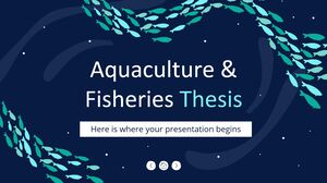 Aquaculture & Fisheries Thesis