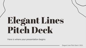 Elegant Lines Pitch Deck