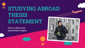 Declaración de tesis de estudiar en el extranjero