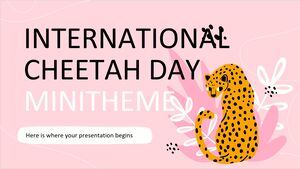 Minitema Zilei internaționale a ghepardului