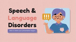 Tulburări de vorbire și limbaj