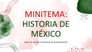 Минитема «История Мексики»