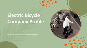 Perfil da empresa de bicicletas elétricas