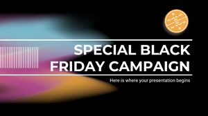 Campaña especial del Black Friday