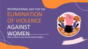 Ziua internațională pentru eliminarea violenței împotriva femeilor