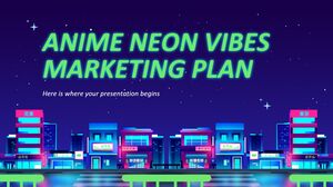 Anime Neon Vibes Pazarlama Planı