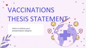 Dichiarazione di tesi sulle vaccinazioni