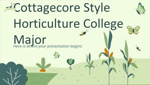 Especialidad universitaria en horticultura estilo Cottagecore