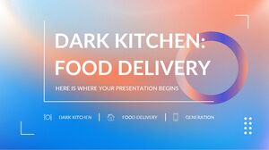 Dark Kitchen: Essensliefer-App
