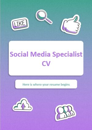 Sosyal Medya Uzmanı CV