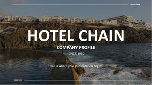 Profil de l'entreprise de la chaîne hôtelière