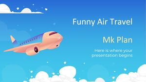 Plan MK drôle de voyage en avion