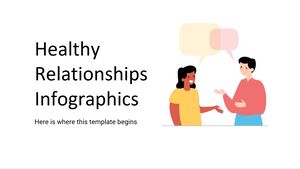 Infográficos de relacionamentos saudáveis