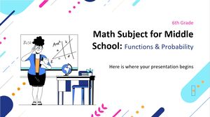 Disciplina de Matemática para Ensino Médio - 6º Ano: Funções e Probabilidade II