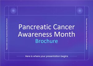 Brochure du Mois de sensibilisation au cancer du pancréas