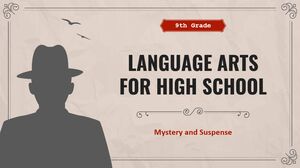 Artes da Linguagem para o Ensino Médio - 9º Ano: Mistério e Suspense