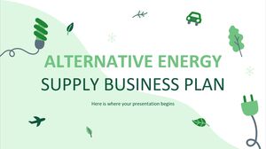 Piano aziendale per la fornitura di energia alternativa