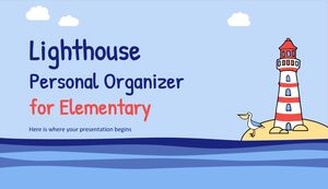 Organizador pessoal Lighthouse para o ensino fundamental