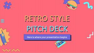 Retro Style Pitch Deck
