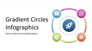 Cercuri cu degrade Infografice