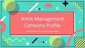 Artist Management Company Profile