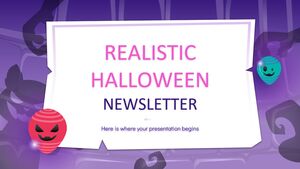 Realistic Halloween Newsletter
