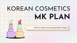 Korean Cosmetics MK-Plan