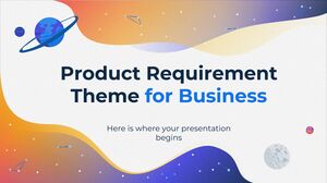 Product Requirement Theme for Business