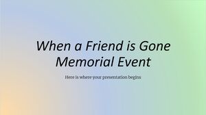 친구가 죽었을 때 기념 이벤트
