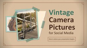 Imágenes de cámaras antiguas para redes sociales