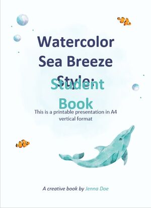 Suluboya Deniz Esintisi Stili: Öğrenci Kitabı