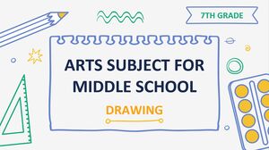 Materia artistica per la scuola media - 7a elementare: disegno