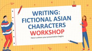 アジアの架空のキャラクターを書くワークショップ