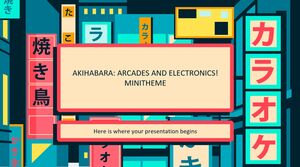 Akihabara: Arkade dan Elektronik! tema mini
