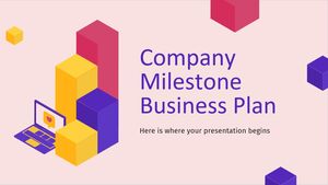 Company Milestone Business Plan