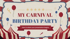 Minha festa de aniversário de carnaval