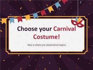 Escolha sua fantasia de carnaval!