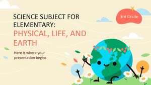 Asignatura de Ciencias para Primaria - 3er Grado: Física, Vida y Tierra