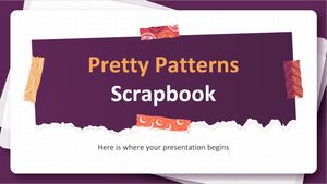 Pretty Patterns Scrapbook