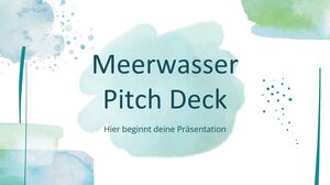 Sea Water Pitch Deck